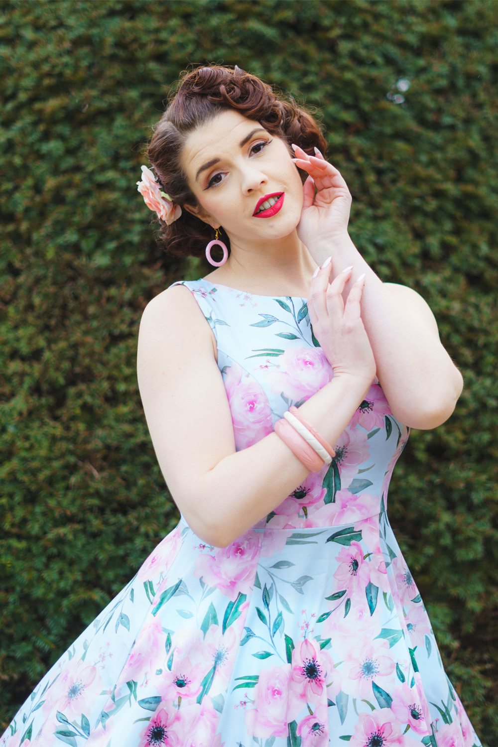 Claudette Blossom Swing Dress